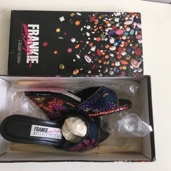 Frankie and Baby Beaded and Sequin Wedge - Picture 4 of 7